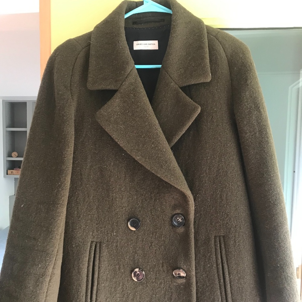 Stunning Dries Van Noten wool coat